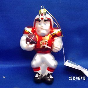 1 Maryland Terrapins Glass Tree ornament New